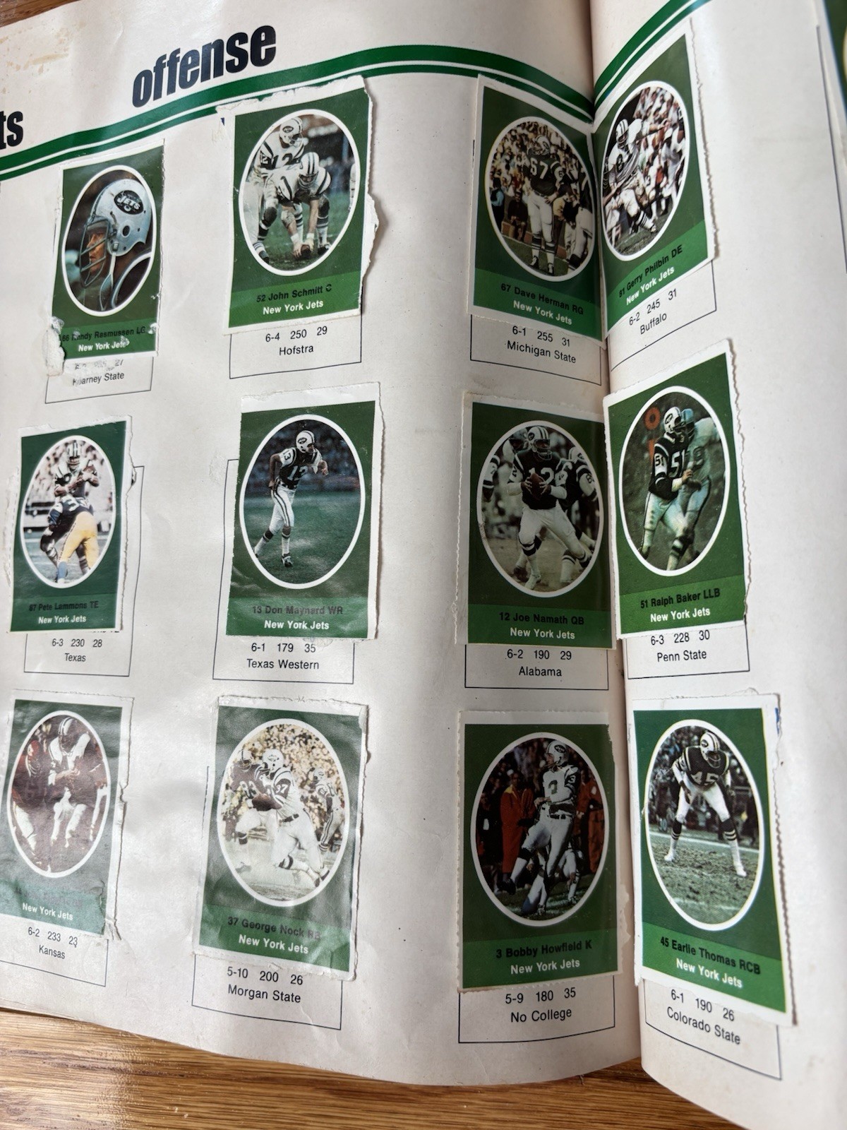 Vintage NFL Action 1972 Sunoco Sticker Album with Stickers – 90% Complete 💥