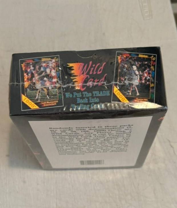 NFL Wild Card 1991 Collegiate Football Trading Card HOBBY Box [36 Packs] – NIB