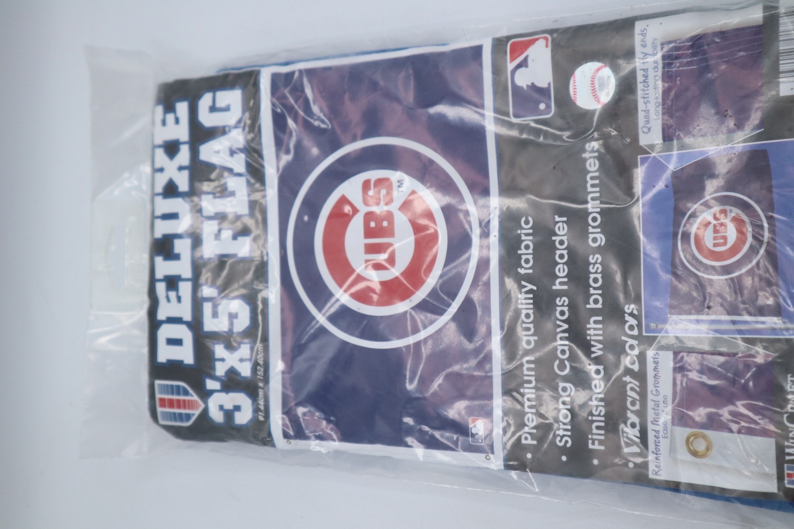 Wincraft Deluxe 3′ x 5′ Chicago Cubs Flag Premium Quality Made in the USA!