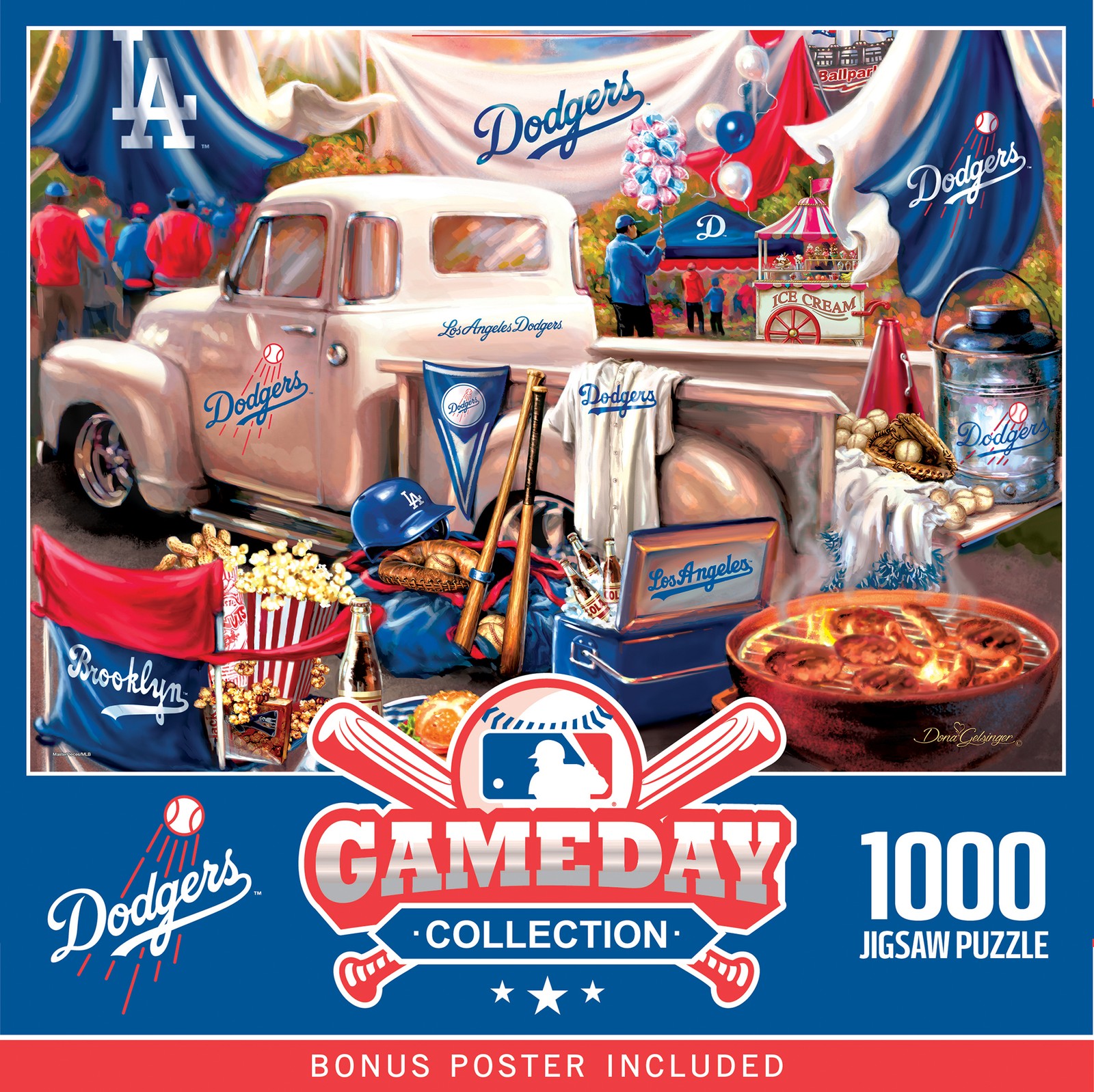 MasterPieces – Los Angeles Dodgers – MLB Gameday 1000 Piece Jigsaw Puzzle
