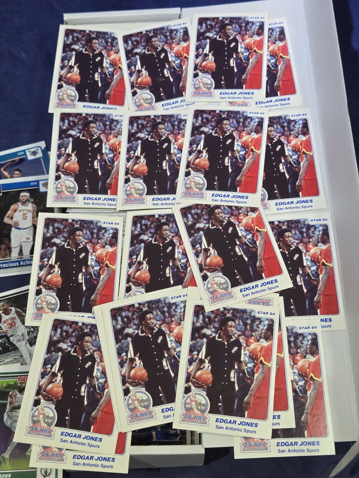1100+ NBA Lot: (52) 1984-85 STAR Edgar Jones, Panini Select, Optic, Prizm, Donru