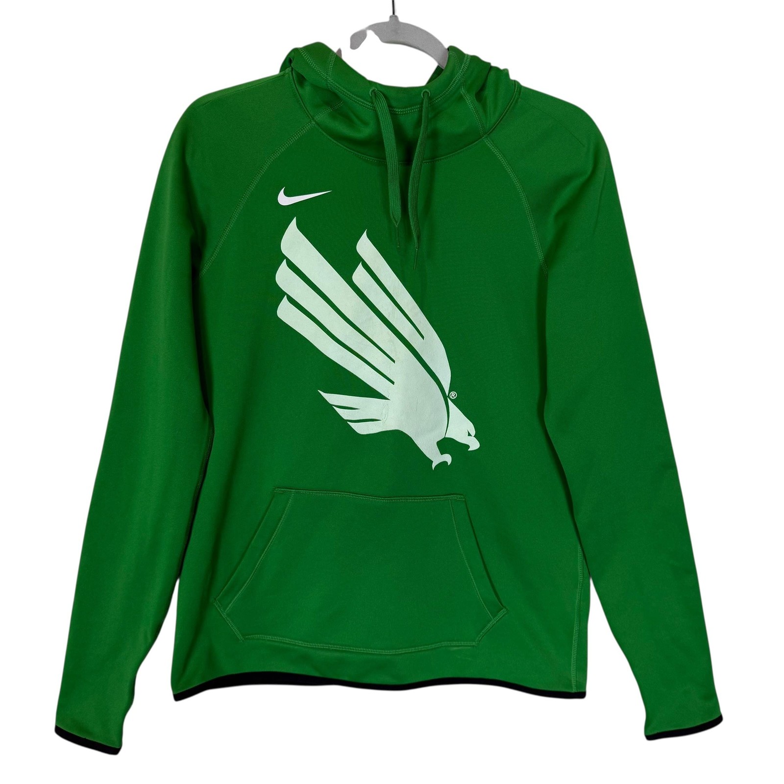 North Texas Mean Green Sweatshirt Womens Small NCAA Football Nike Dri Fit Hoodie