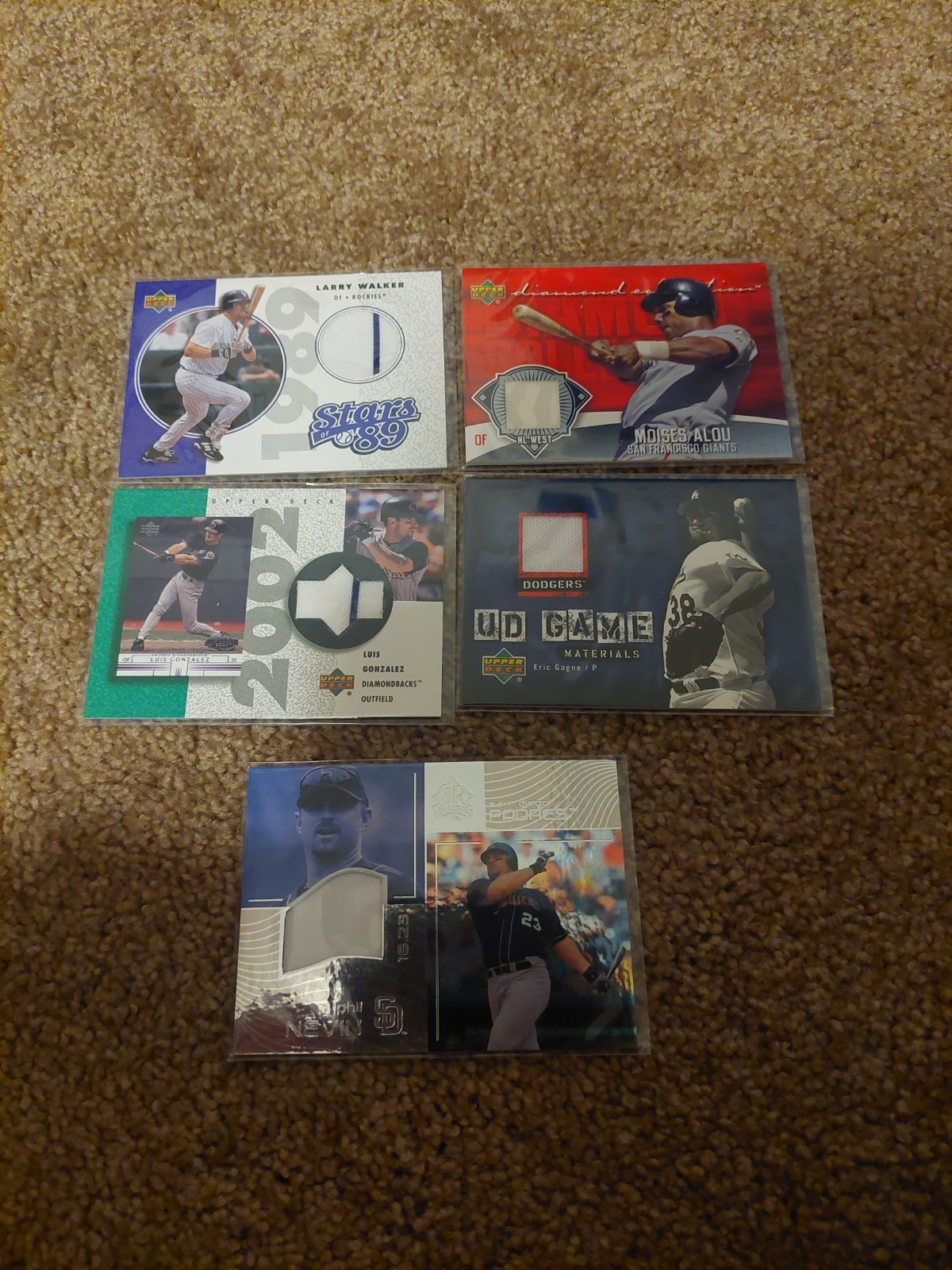 A relic from every MLB team, 30 Cards, All All Stars/MVP/Cy Young