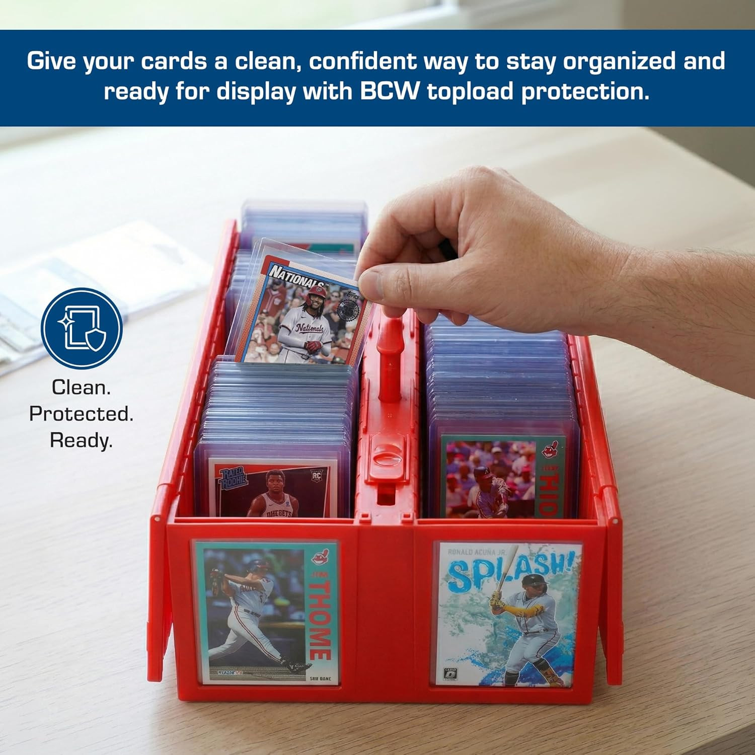 3″ X 4″ Topload Card Holder for Standard Trading Cards up to 20 Pts 25