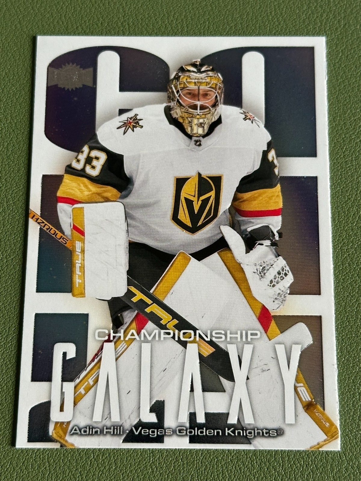 2025-26 UD Skybox Metal Universe Championship Galaxy CG-1 Adin Hill