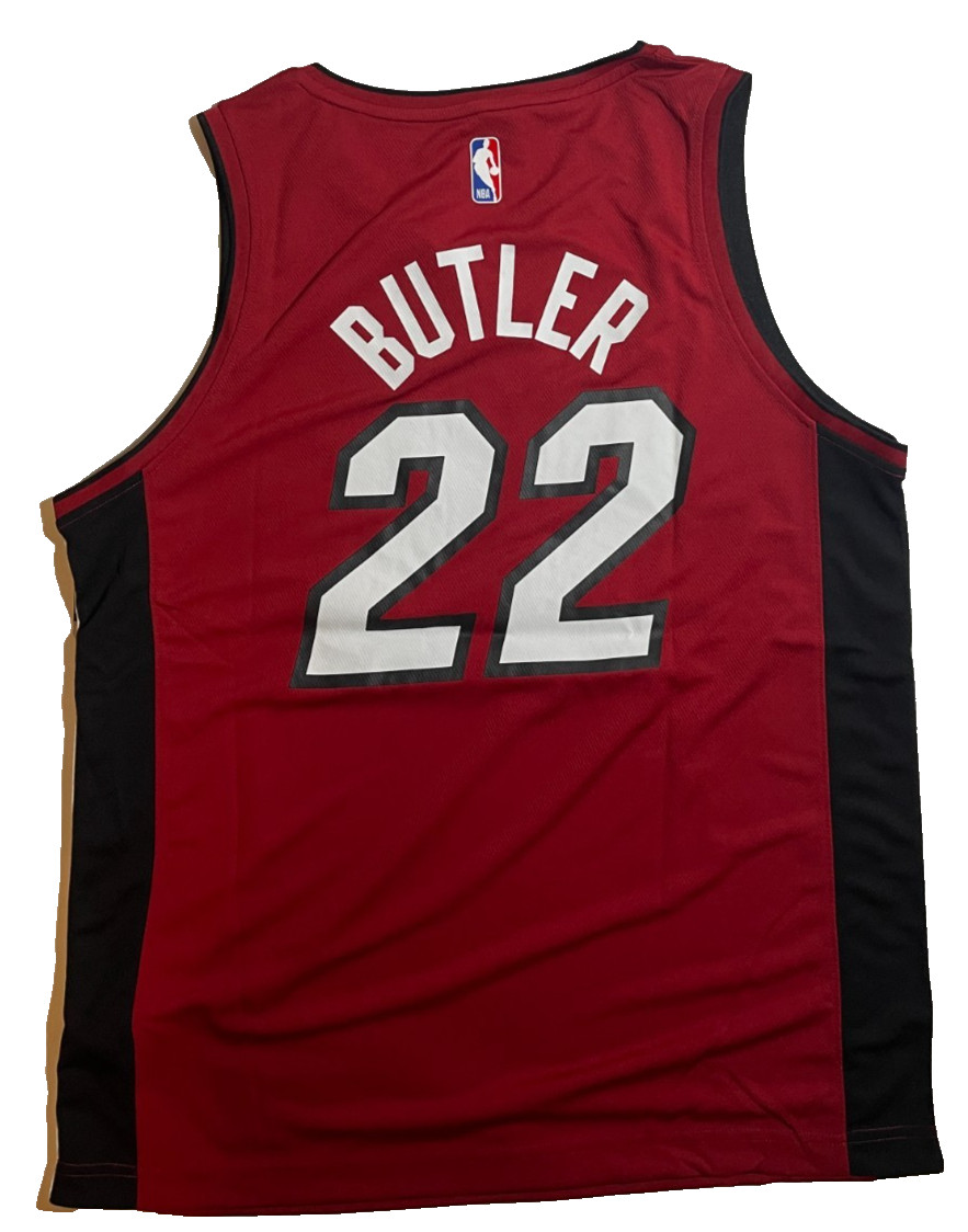 Miami Heat #22 Red Jersey – Fanatics Branded – Size L – Official NBA License
