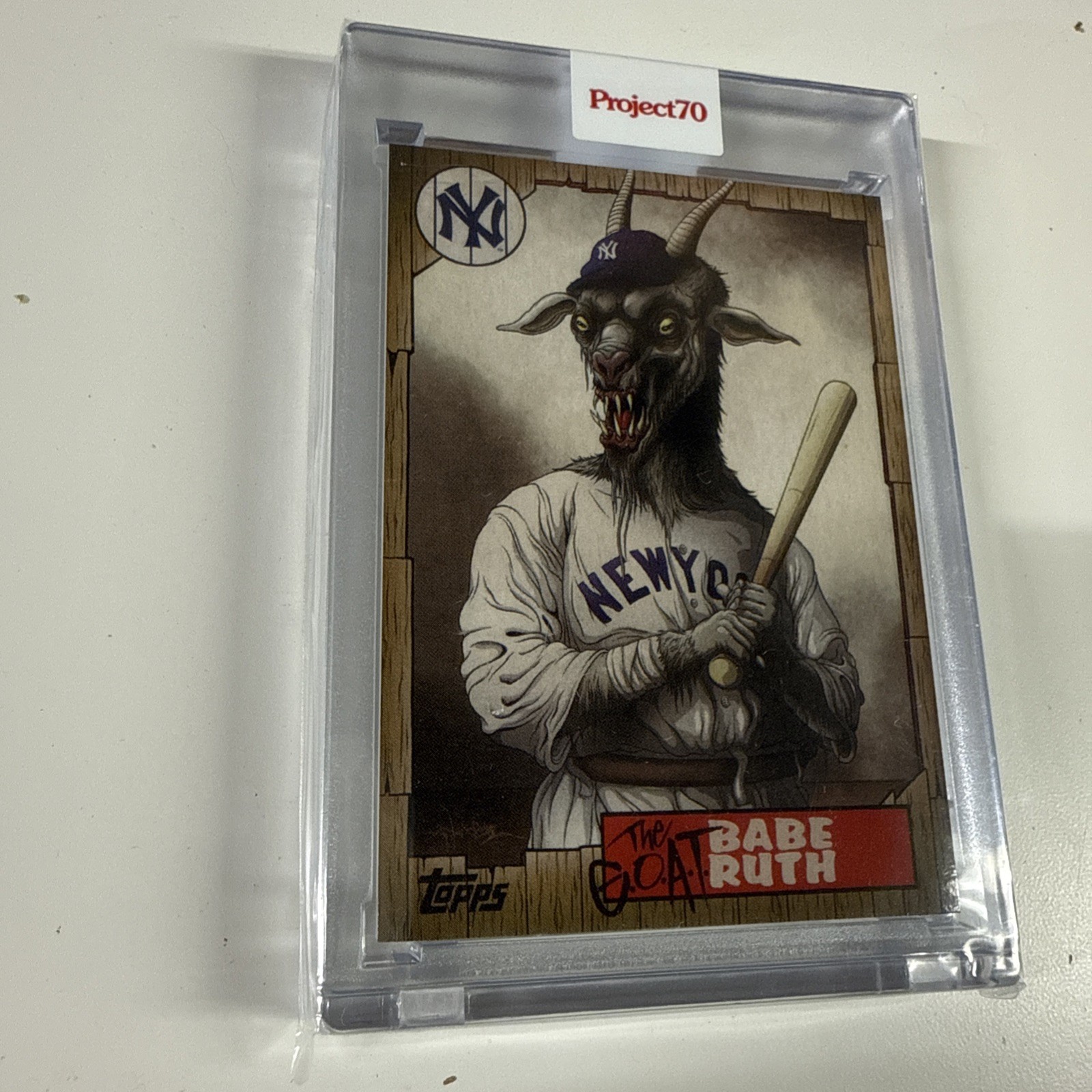 2021 Topps Project 70 – Alex Pardee Babe Ruth #666 The Goat