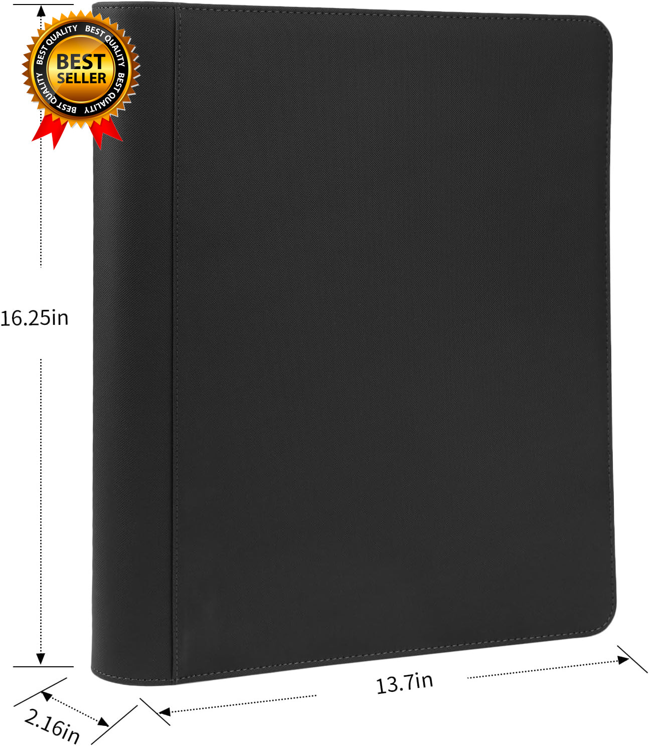 Toploader Binder, Holds 324 Toploaders, 9 Pocket Top Loader