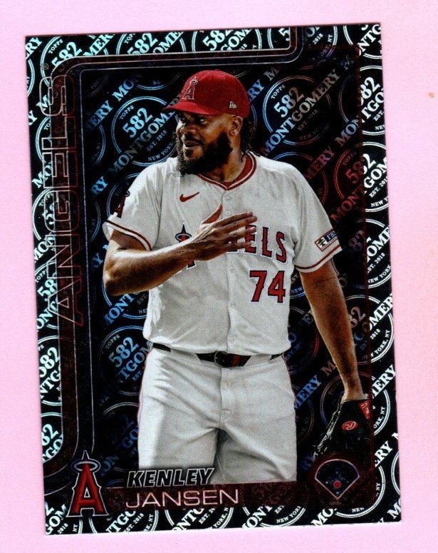 2025 Topps Montgomery Foil #375 Kenley Jansen Angels