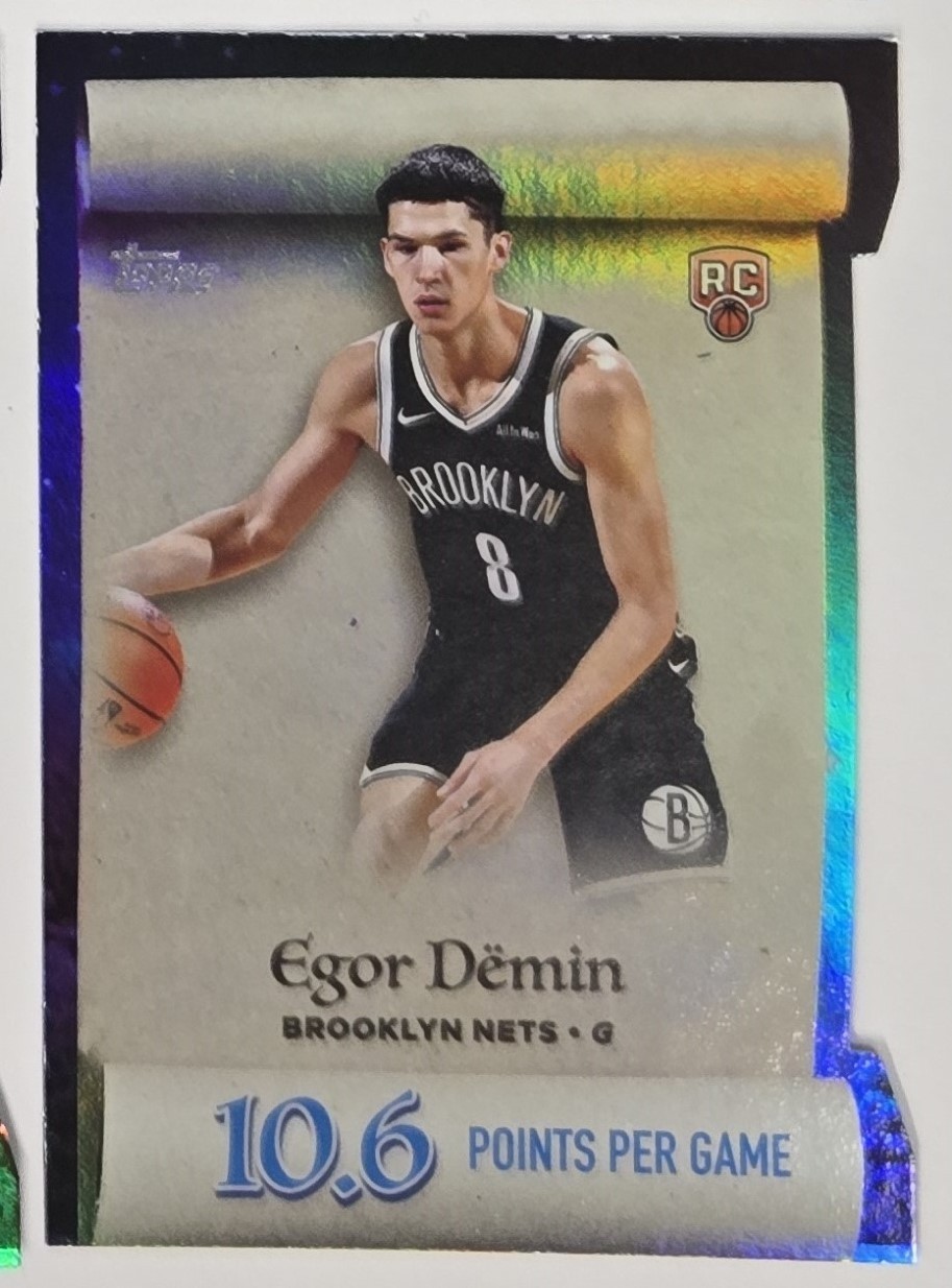 2025-26 TOPPS HOLIDAY MAKING THE NICE LIST NBA RC ROOKIE HOLO🌈DIE CUT LOT (9)