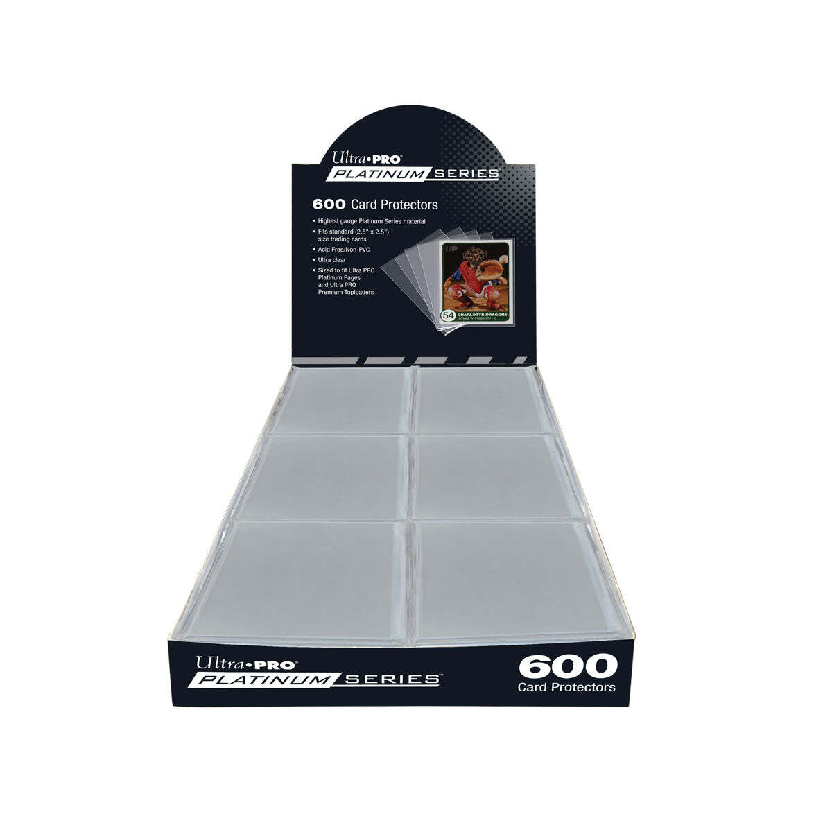 Platinum Series Card Protector Sleeves for Standard Trading Cards Box of 600 Ct