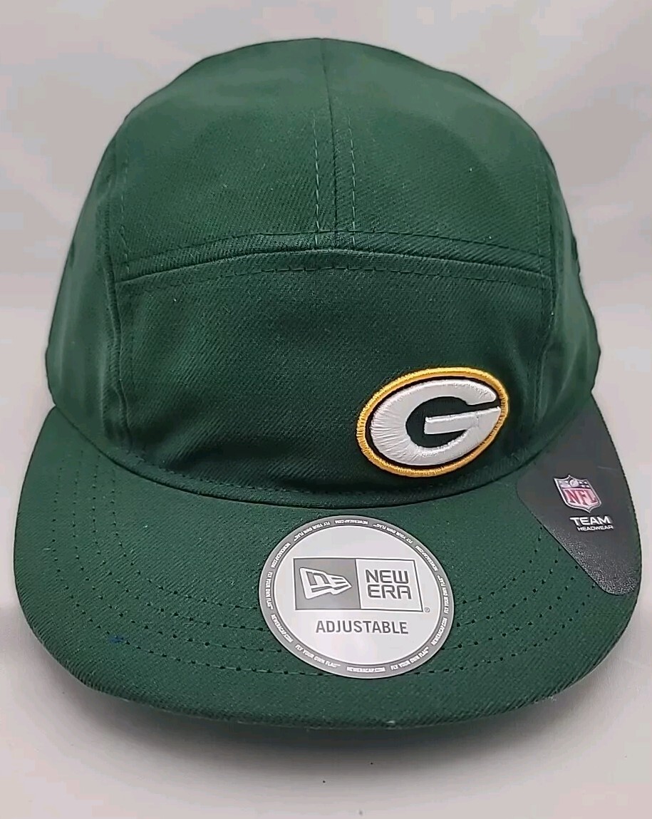 Green Bay Packers New Era Basic Camper Hat with Nylon Snap Back (G62)
