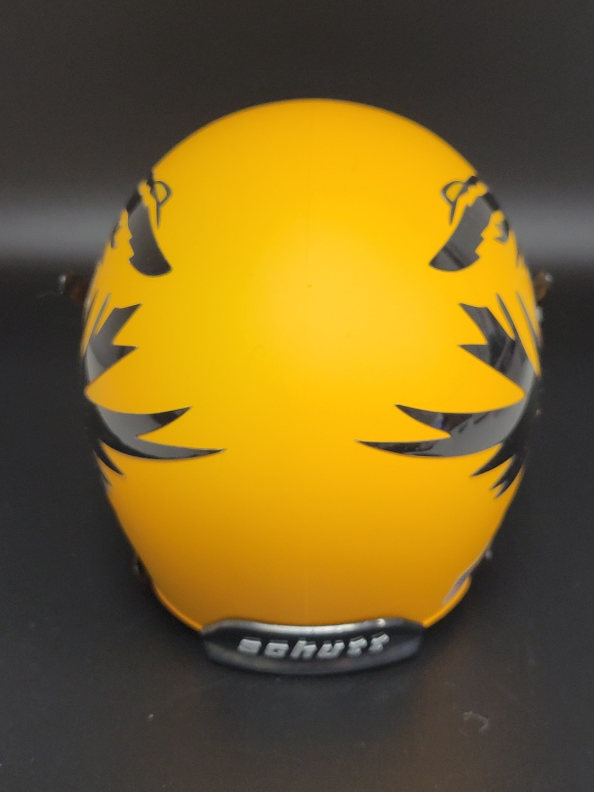 Missouri Tigers NCAA Schutt Football Mini Helmet Matte Yellow Design