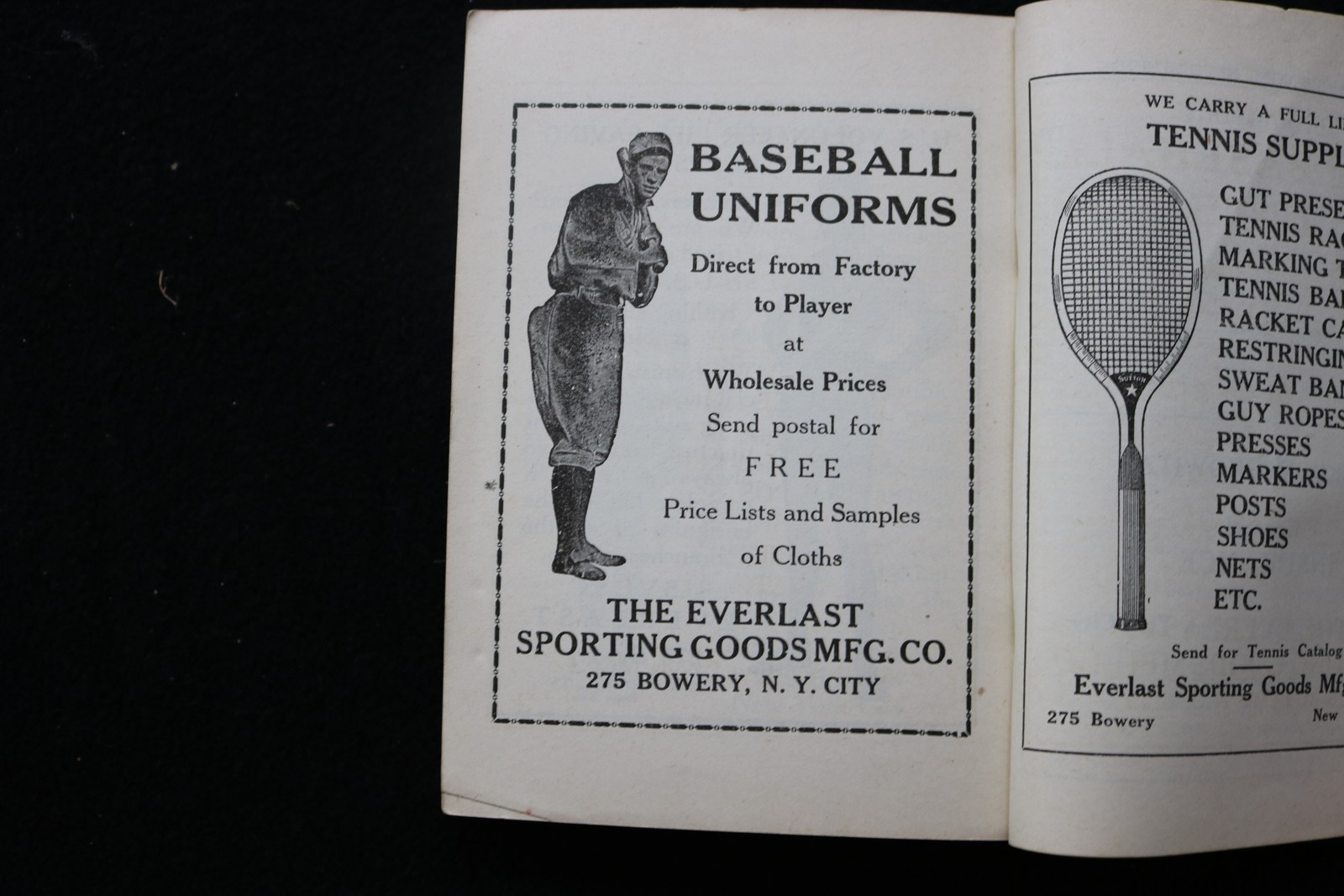 1922 EVERLAST BOXING RECORD AND BLUE BOOK SOFTCOVER BOOK – JACK DEMPSEY – K 3835