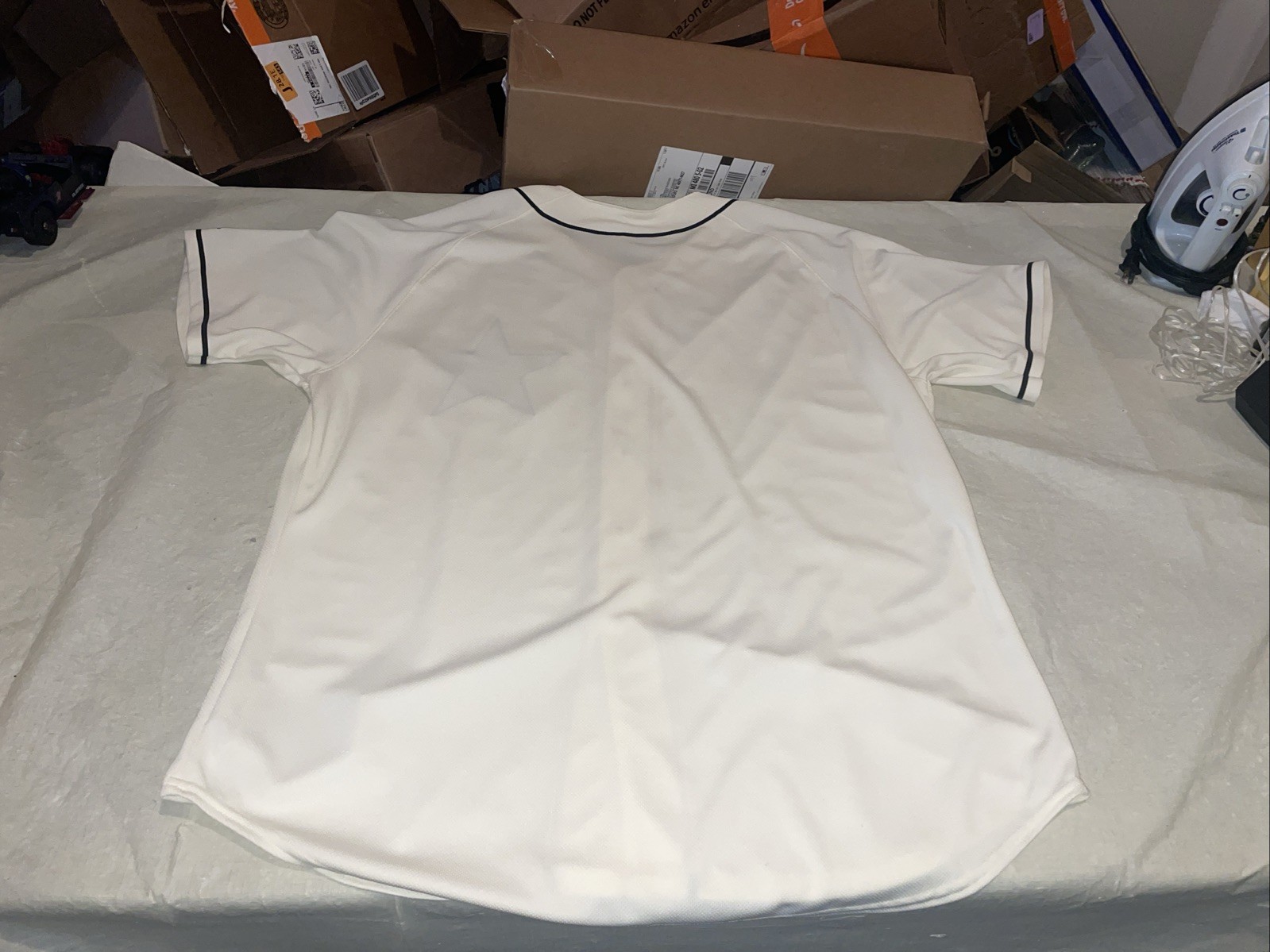 Team Issue Detroit Stars Tigers Jersey MLB Men 56 6/9/18 Negro League Clean