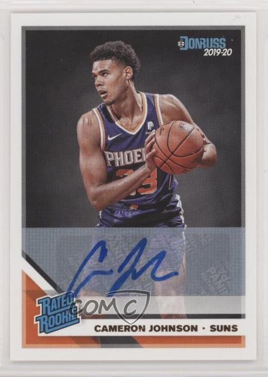 2019-20 Panini Donruss Rated Signatures Cameron Johnson #210 Rookie Auto RC 08ct