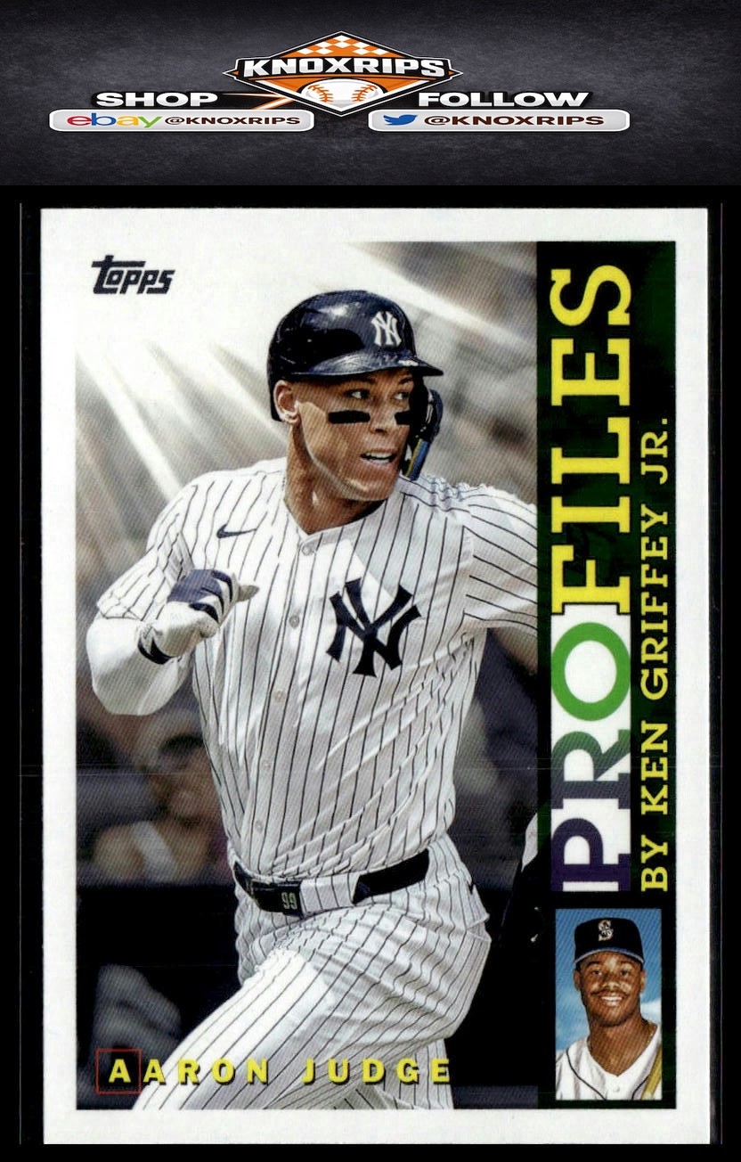 2026 Topps #TP-18 Aaron Judge Topps Profiles