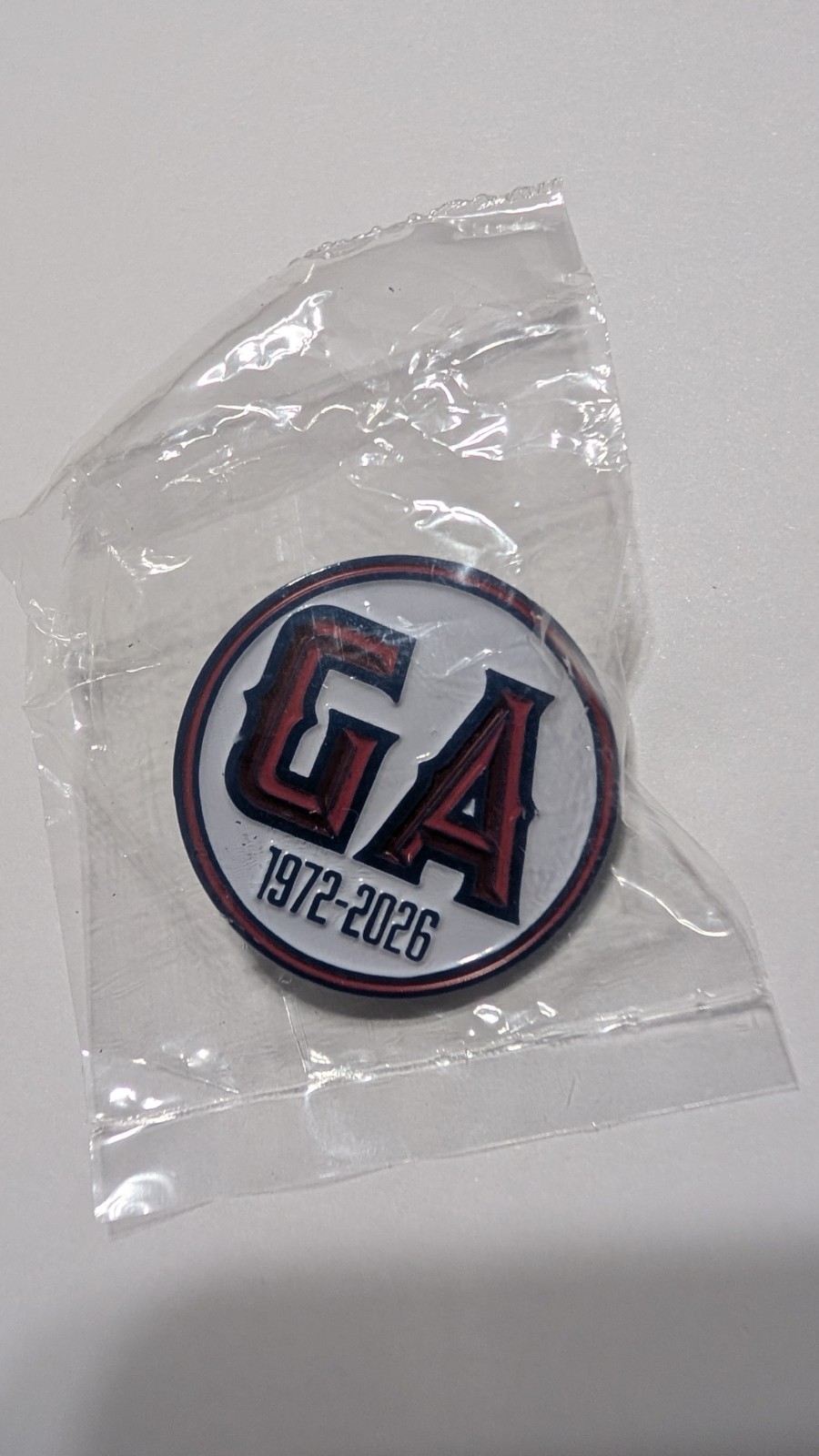 2026 Los Angeles Angels GA Garret Anderson Memorial Jersey Patch & Pin Set