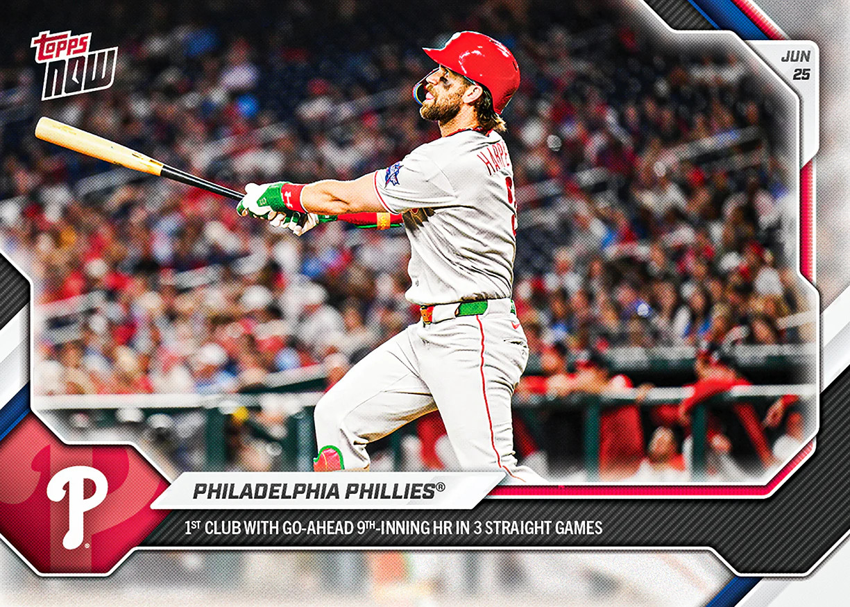 Philadelphia Phillies 2026 MLB TOPPS NOW 378 nationals comeback series PRESALE
