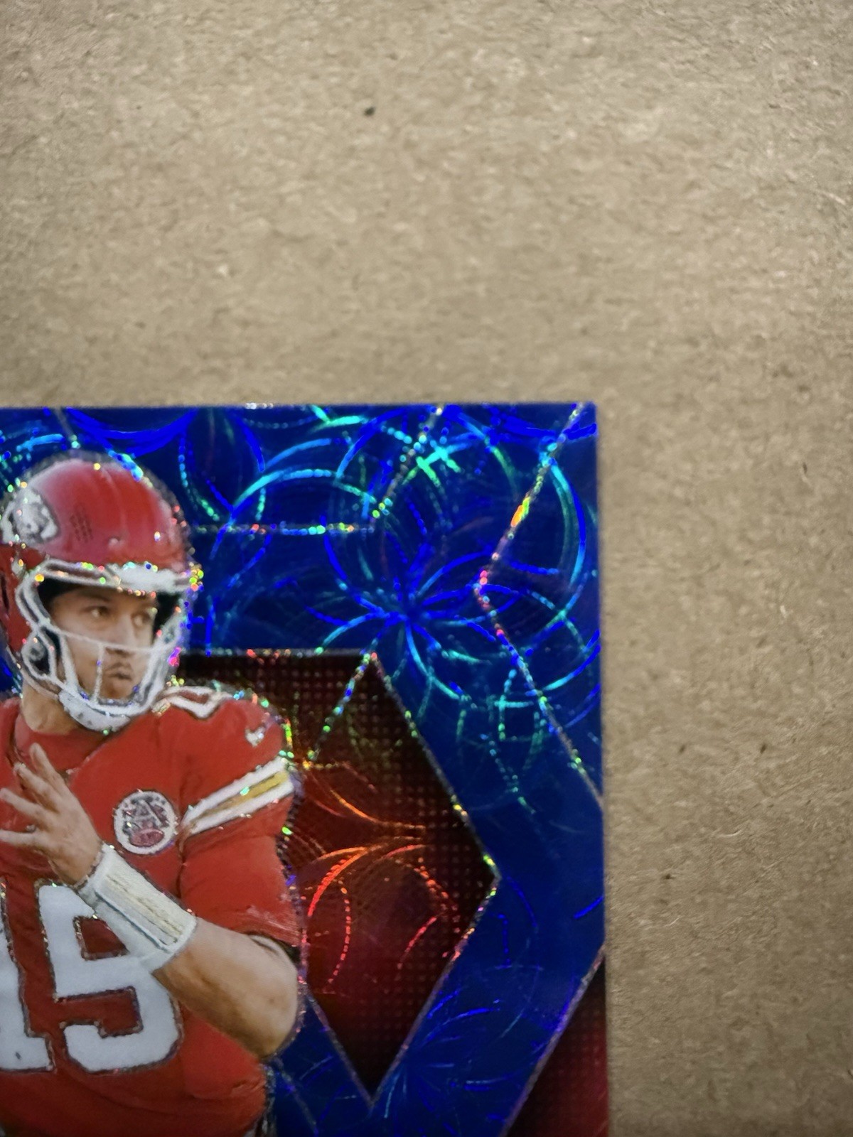 2025 Panini Mosaic – Patrick Mahomes II #200 Blue Scope Prizm Chiefs