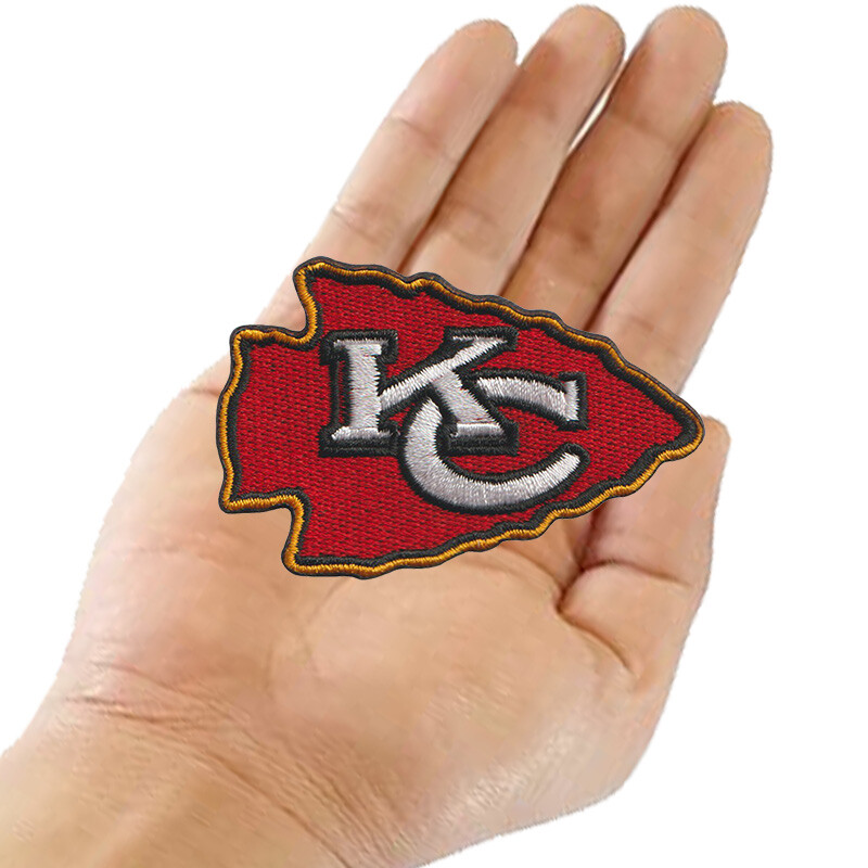 Wholesale Kansas City Chiefs Nation Size 2.8″x1.8″ Sew Embroidered Iron On Patch