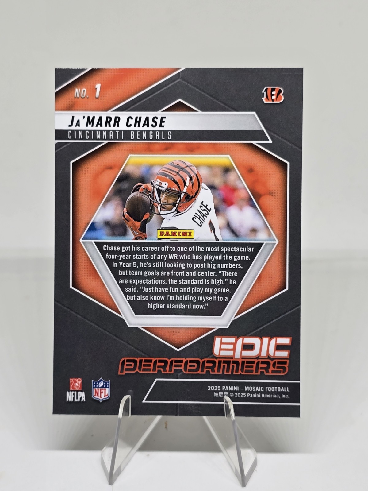 Ja’Marr Chase 2025 Panini Bengals 8 Card Lot All Different