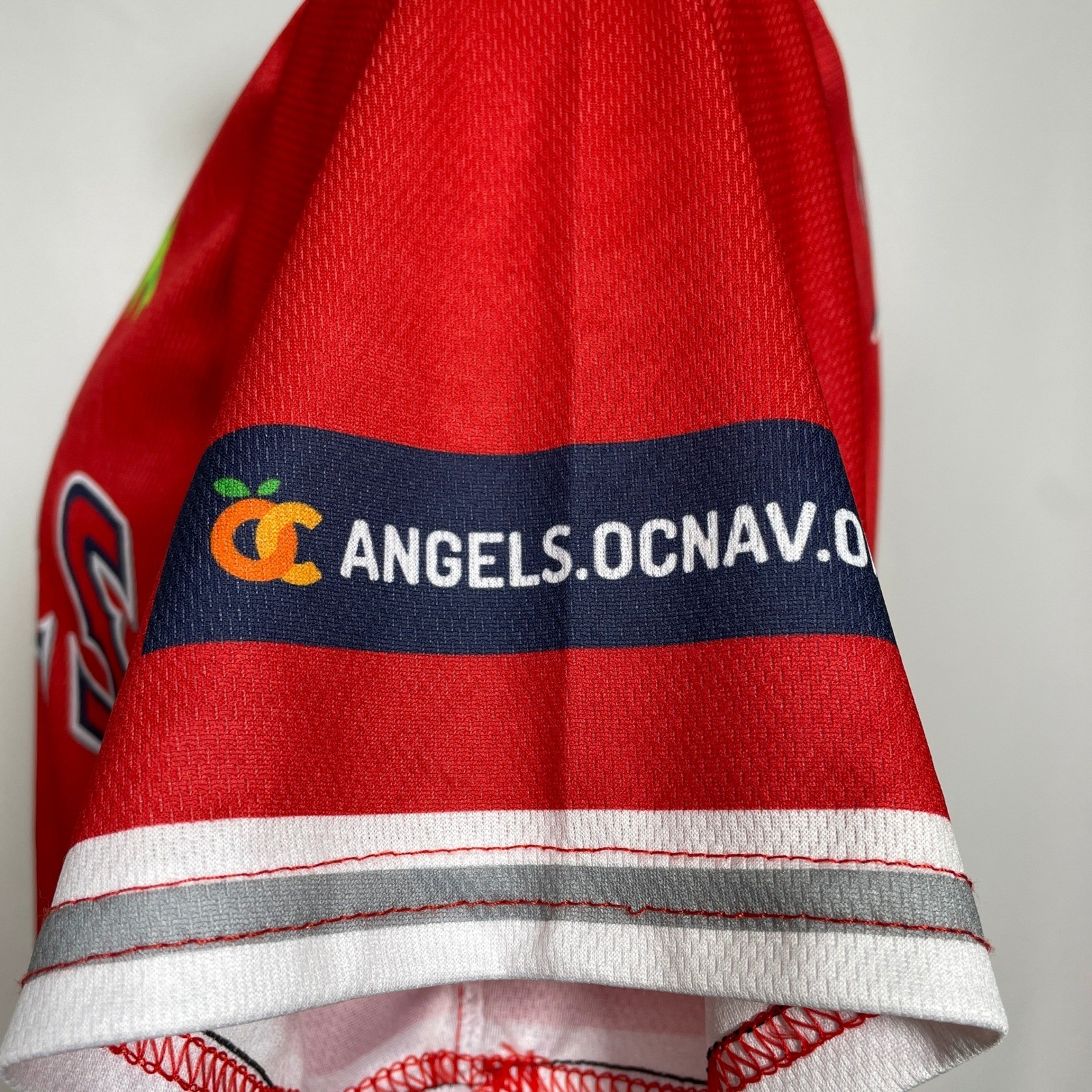 Logan O’Hoppe #14 Los Angeles Angels MLB Stadium Giveaway Red Jersey Youth XL
