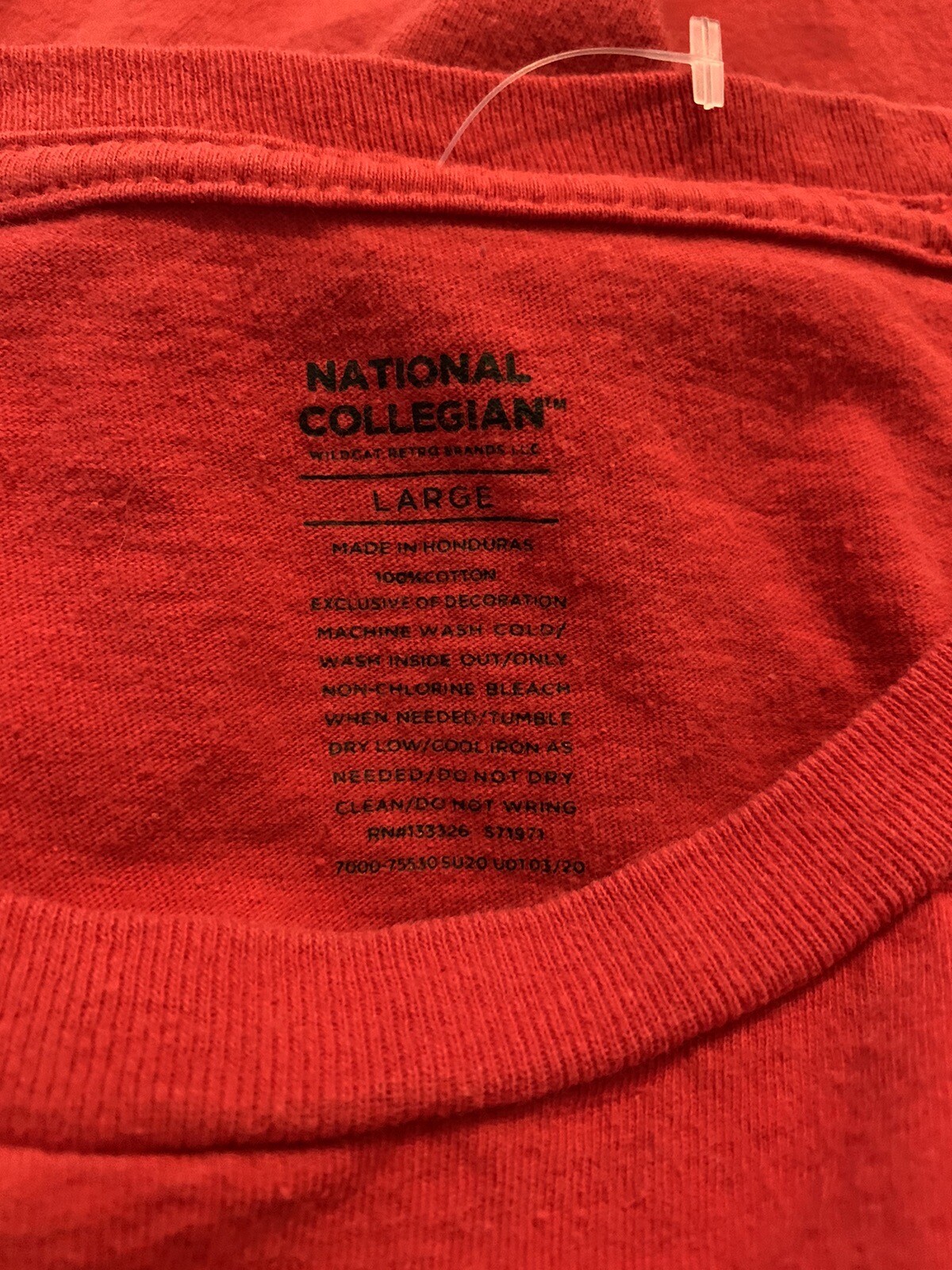 Nebraska Cornhuskers Tee Shirt Men’s Size Large Red Short Sleeve