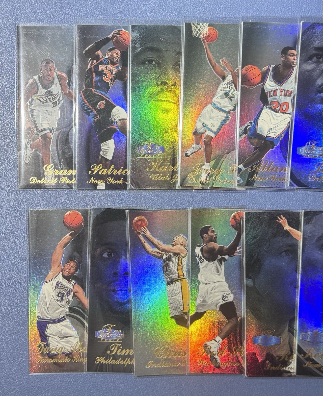 1998 Fleer Flair Showcase Basketball NBA Row 1-3 45x Lot