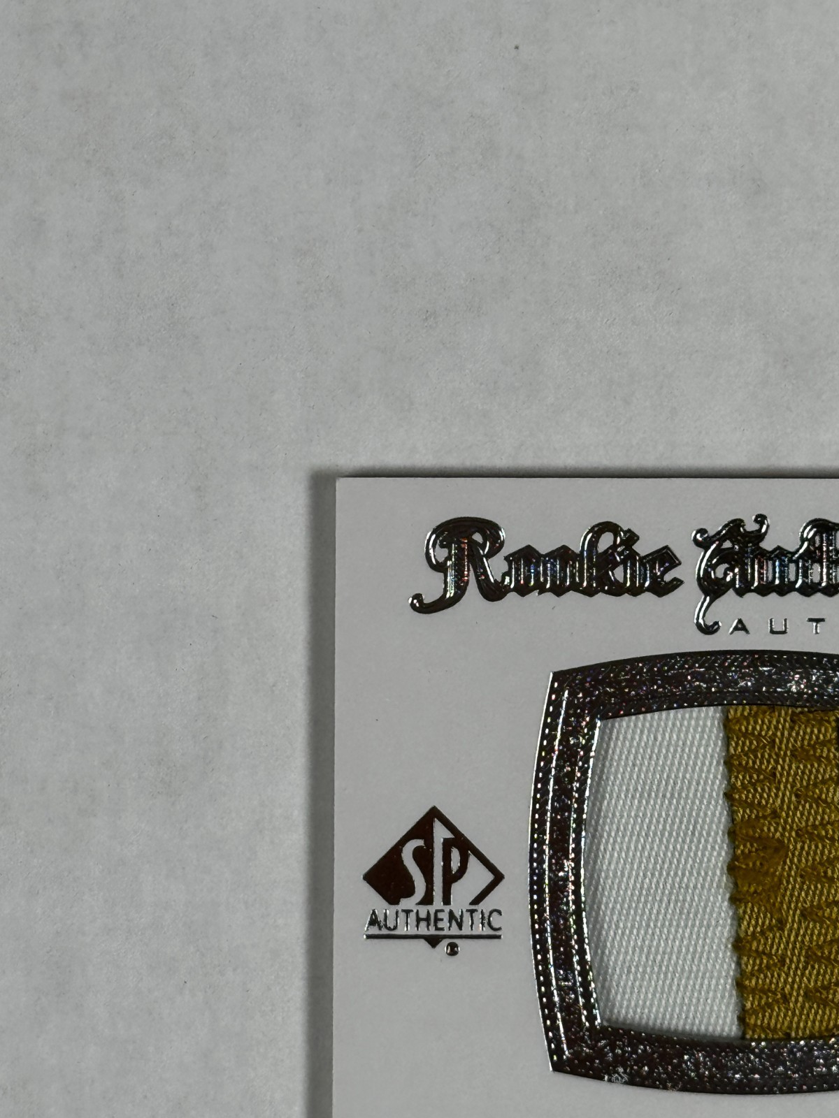 Joe Flacco Rookie Authentics Patch Auto /999 2008 SP Authentic Football Ravens