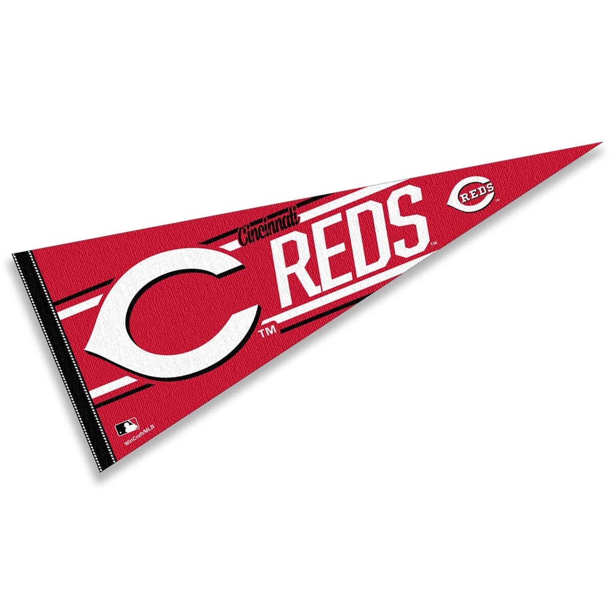 Cincinnati Reds MLB 12 in X 30 in Pennant