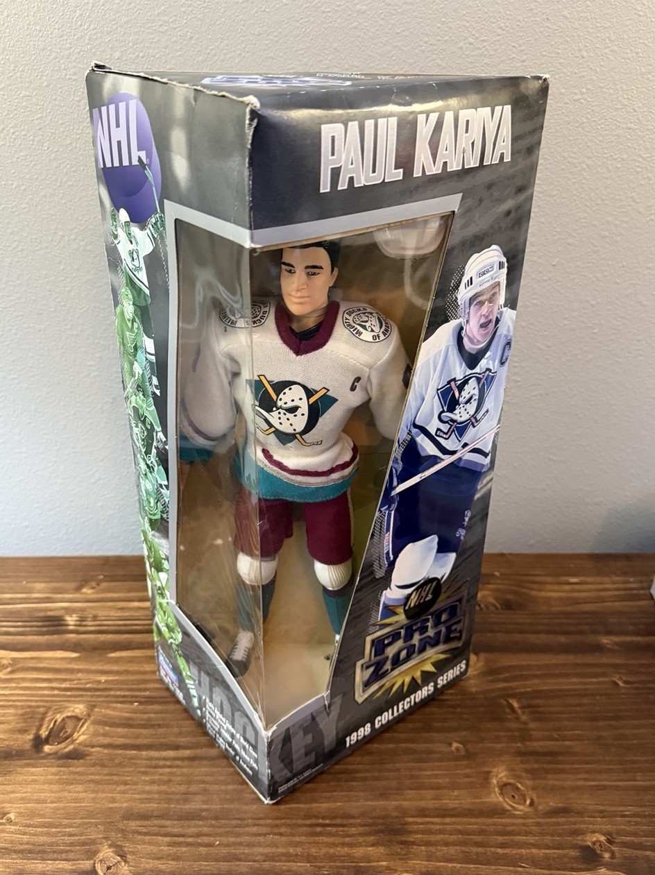 Paul Kariya 1998 Collector Series NHL PRO ZONE Anaheim Ducks #9 12 Inch Figure