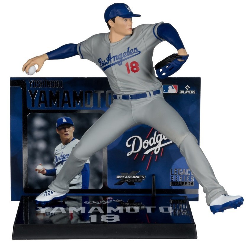 MLB Sports Picks Baseball Yoshinobu Yamamoto 7-Inch Posed Figure