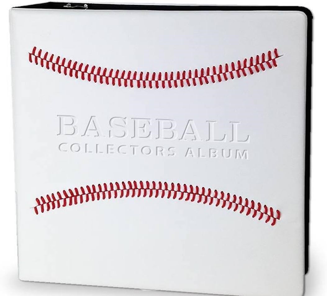 BCW Baseball Cards Collection Binder 3″ Wide Album Holds 90 Pages 3 D Rings New