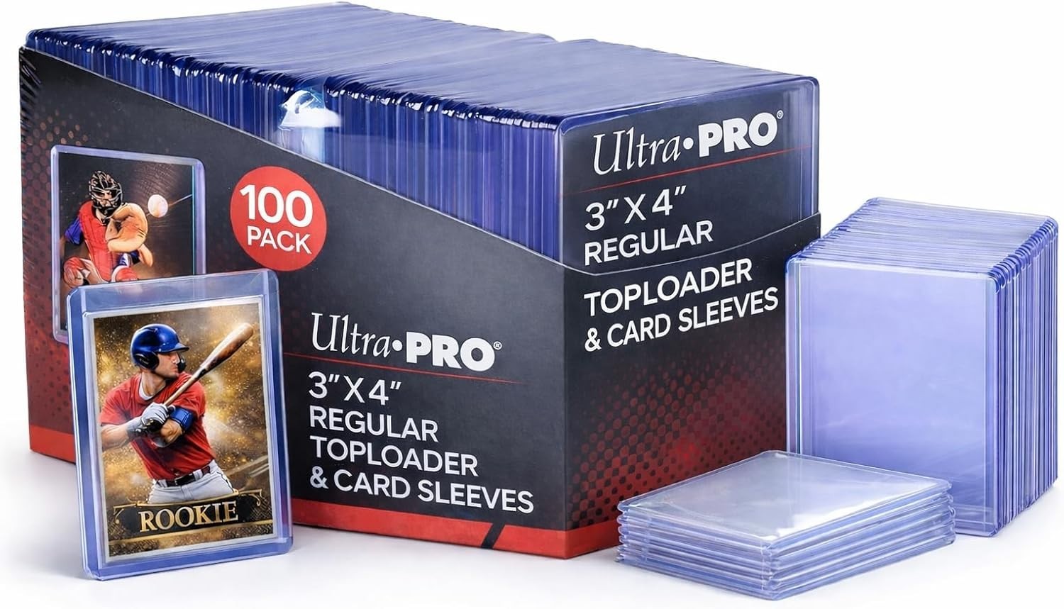 3″ x 4″ Clear Regular TopLoaders For Cards With Card Sleeves Bundle Standard …