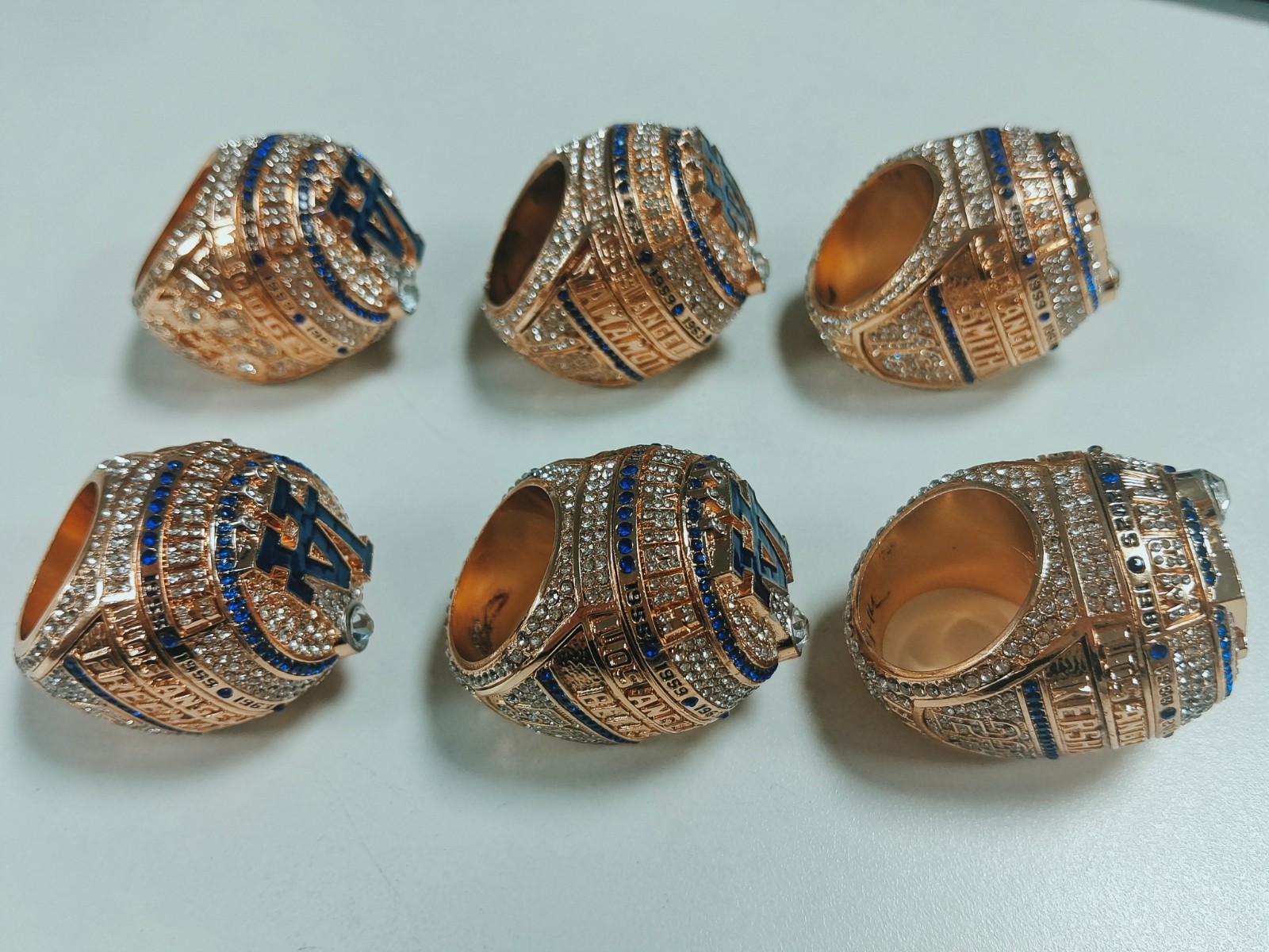 2025-2026 Los Angeles Dodgers MLB Championship Ring Baseball size 9/11/13