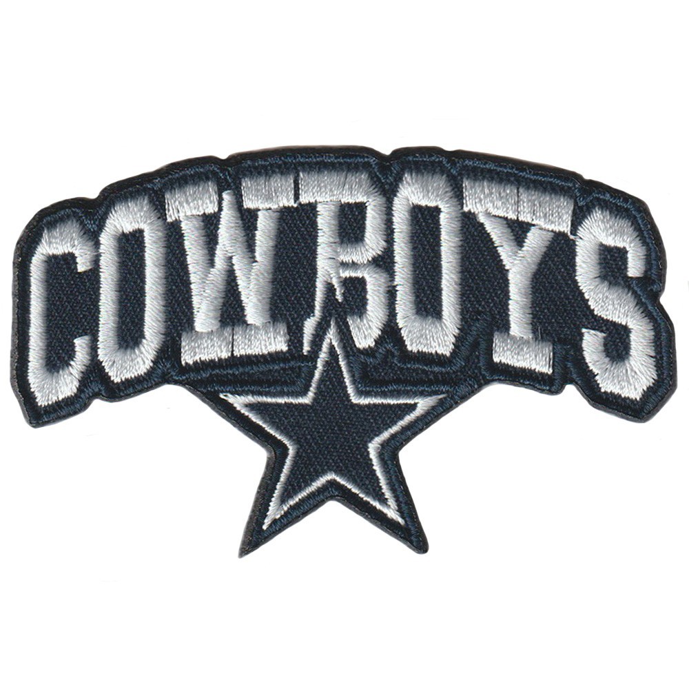 10 pcs Texas Dallas Cowboys Football Logo Size 3.3 in x 2.0 in Sew Iron On Patch