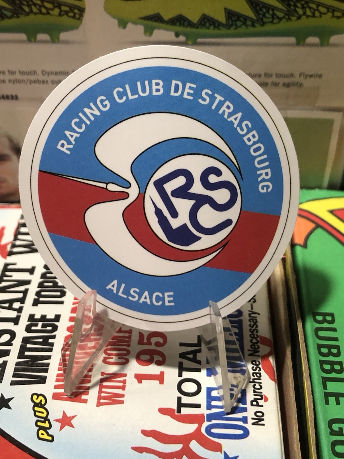 RC Strasbourg Alsace Soccer Team Logo 2.5in Decal Sticker Futbol