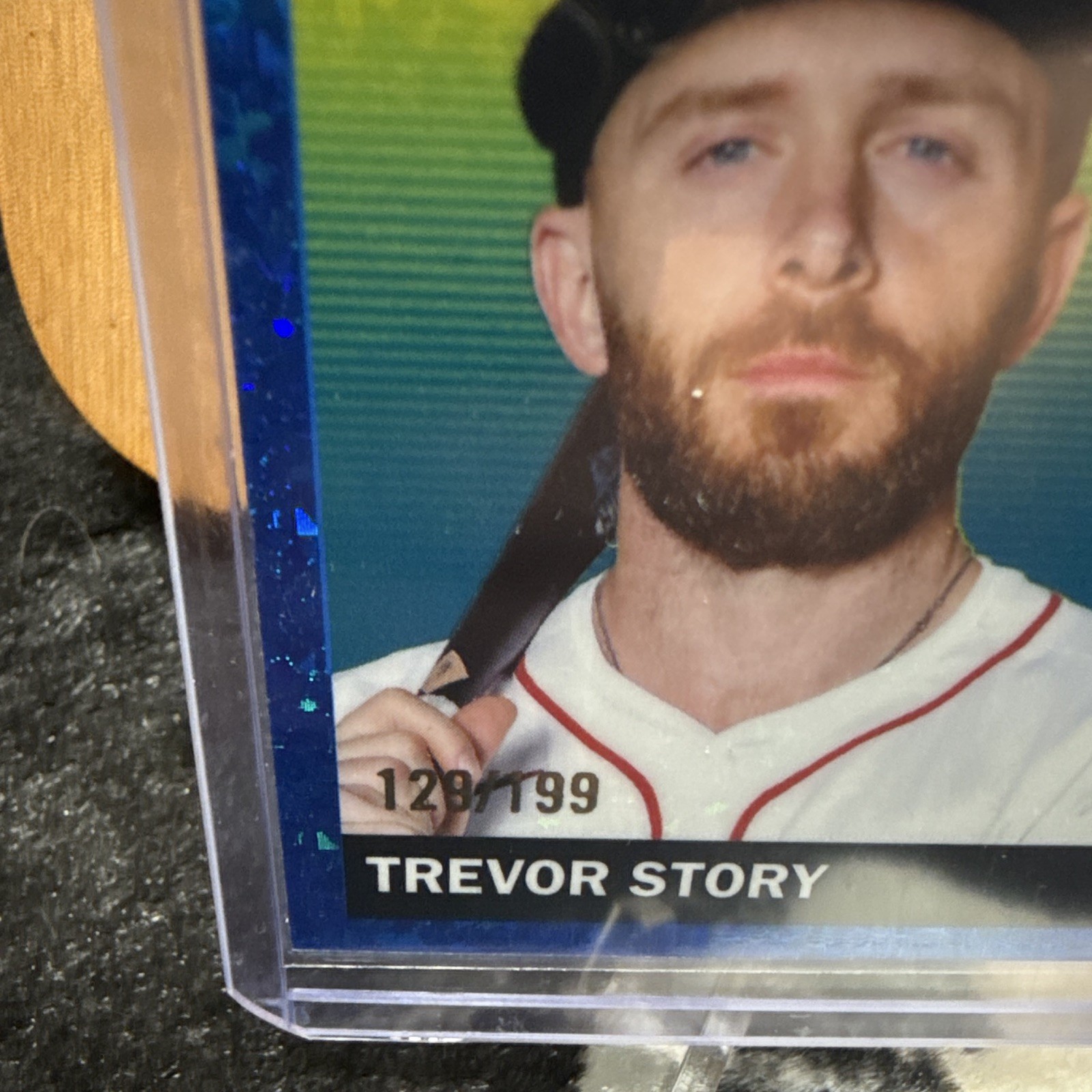 Topps 2023 Chrome Platinum Trevor Story Boston Red Sox #247 Blue /199