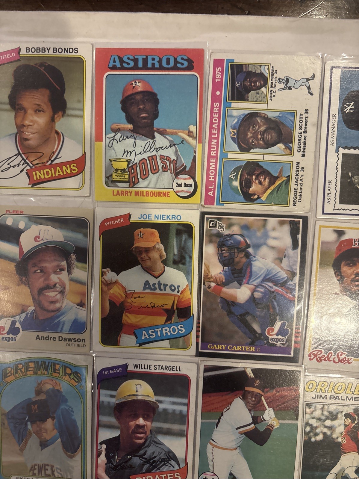 VINTAGE 1972-1985 BASEBALL Card LOT (50 CARDS): STARS ONLY! Conditions Vary
