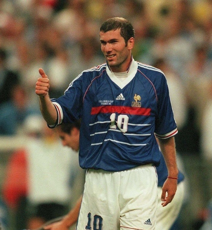 Jersey shirt FRANCE World Cup France 1998 ZINEDINE ZIDANE 10 ZIZOU