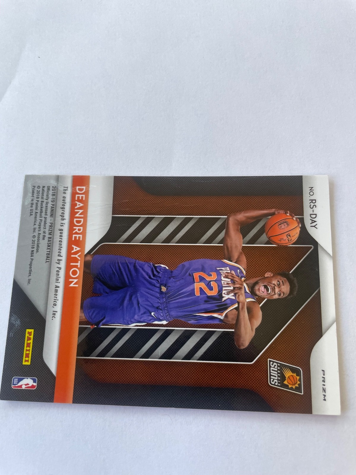 2018-19 Panini Prizm – Rookie Signatures DeAndre Ayton #RS-DAY SEE NOTES