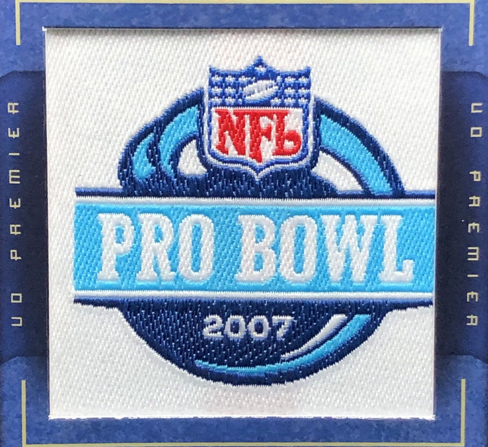2007 UD Premier Champ Bailey /5 PREMIER STITCHINGS PRO BOWL PATCH SSP (1/5) 🐐
