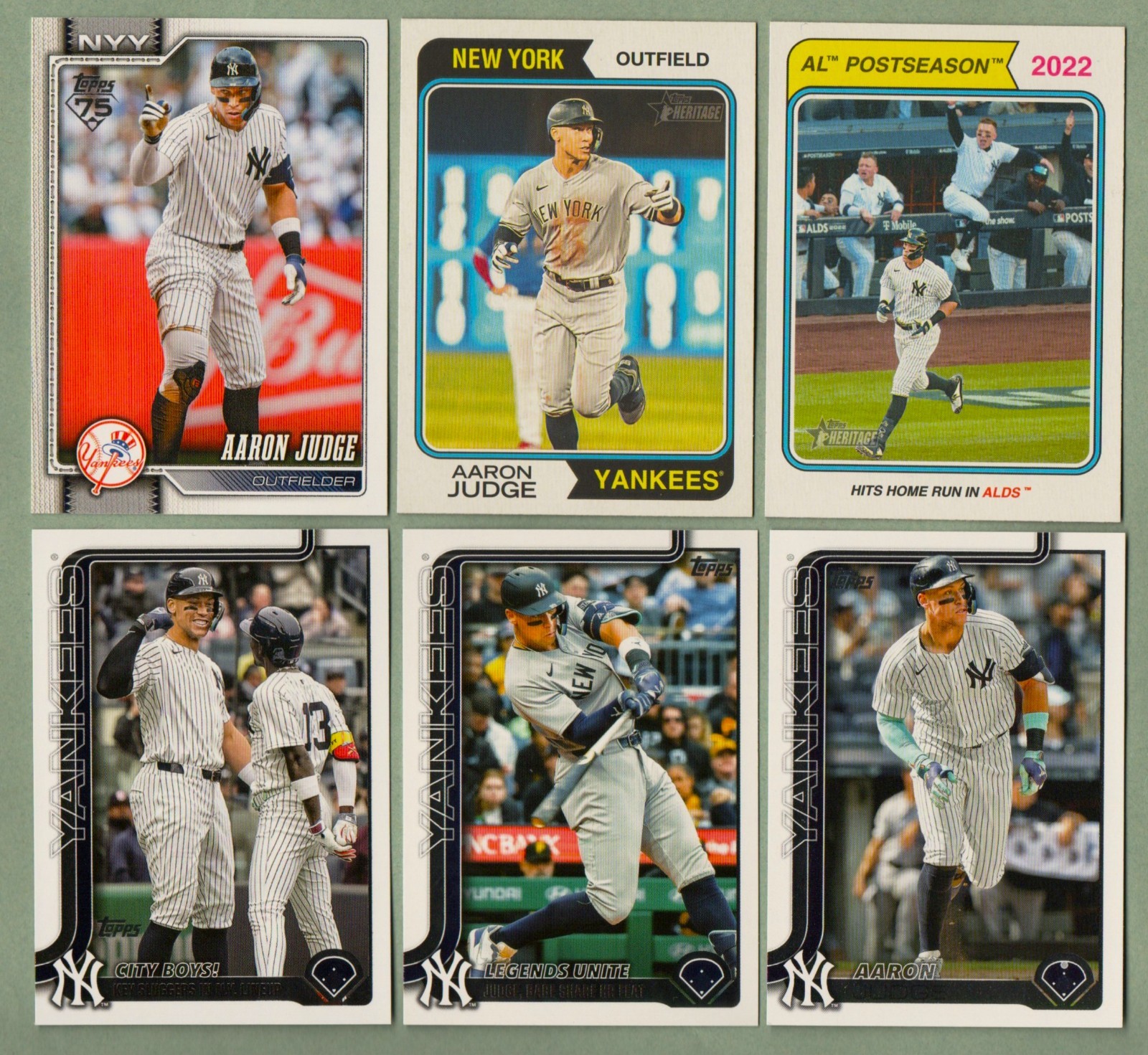 AARON JUDGE 53 Different Baseball Cards 2018 thru 2026
