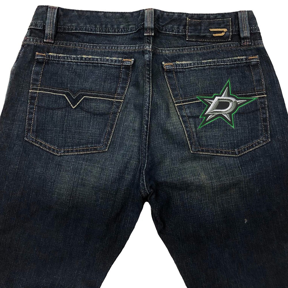 Wholesale Dallas Stars Logo Size 3.3 in x 2.8 in Sew Embroidered Iron On Patches
