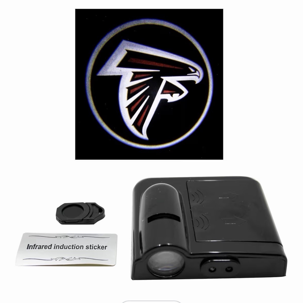 NFL LED Car Door Projector Lights – Team Logo Football Auto Truck Accessory[NEW]