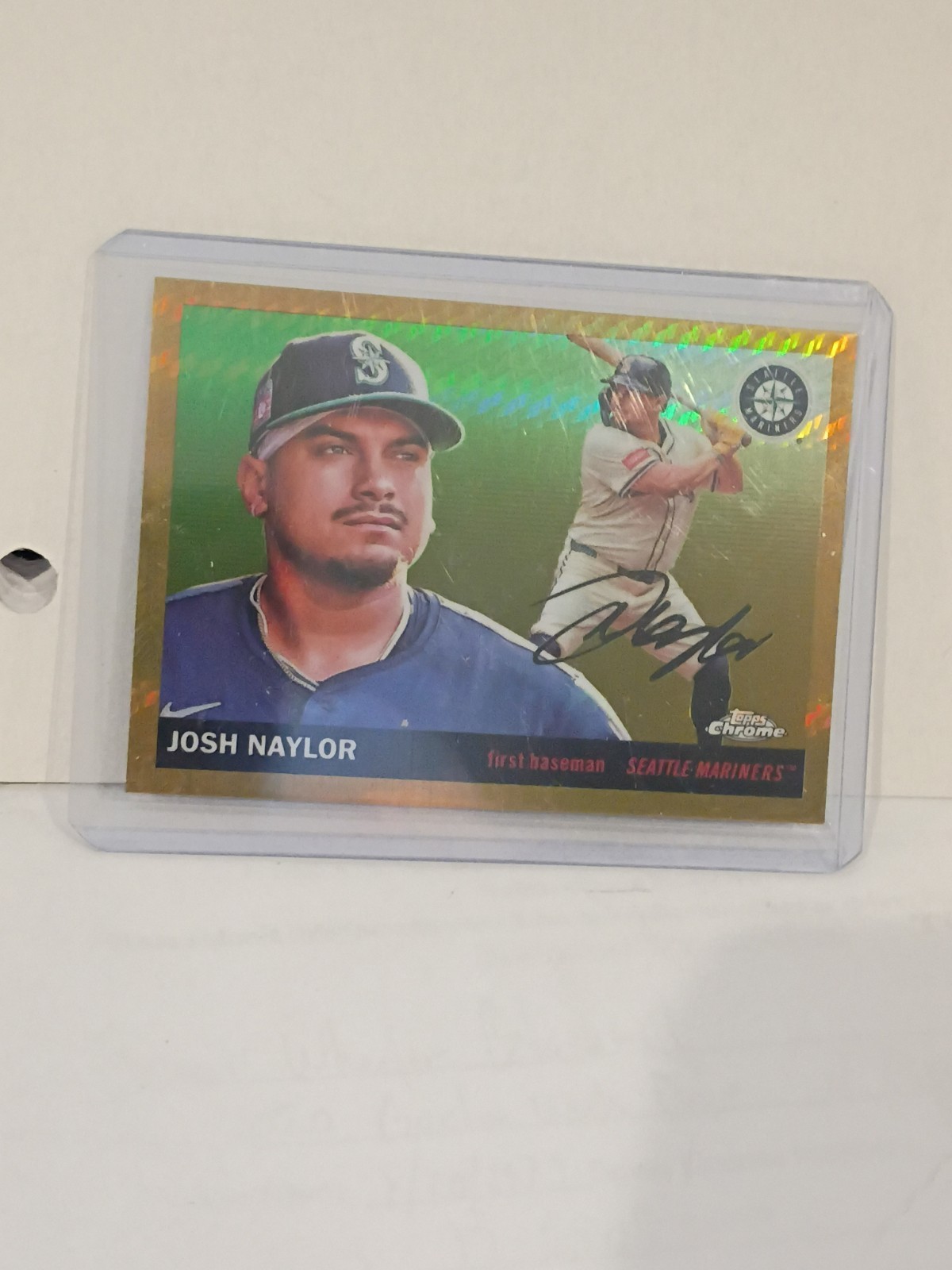 2025 Topps Chrome Platinum Josh Naylor Gold Hyper SSP RARE RETAIL EXCLUSIVE