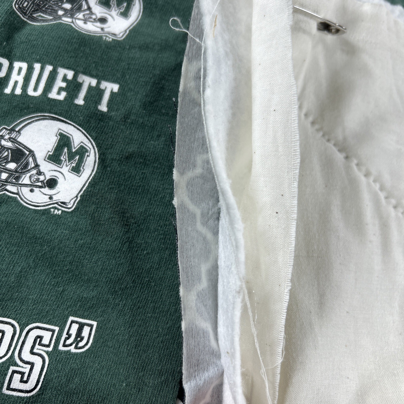Marshall University Football West Virginia T Shirt Blanket Quilted Unfinished