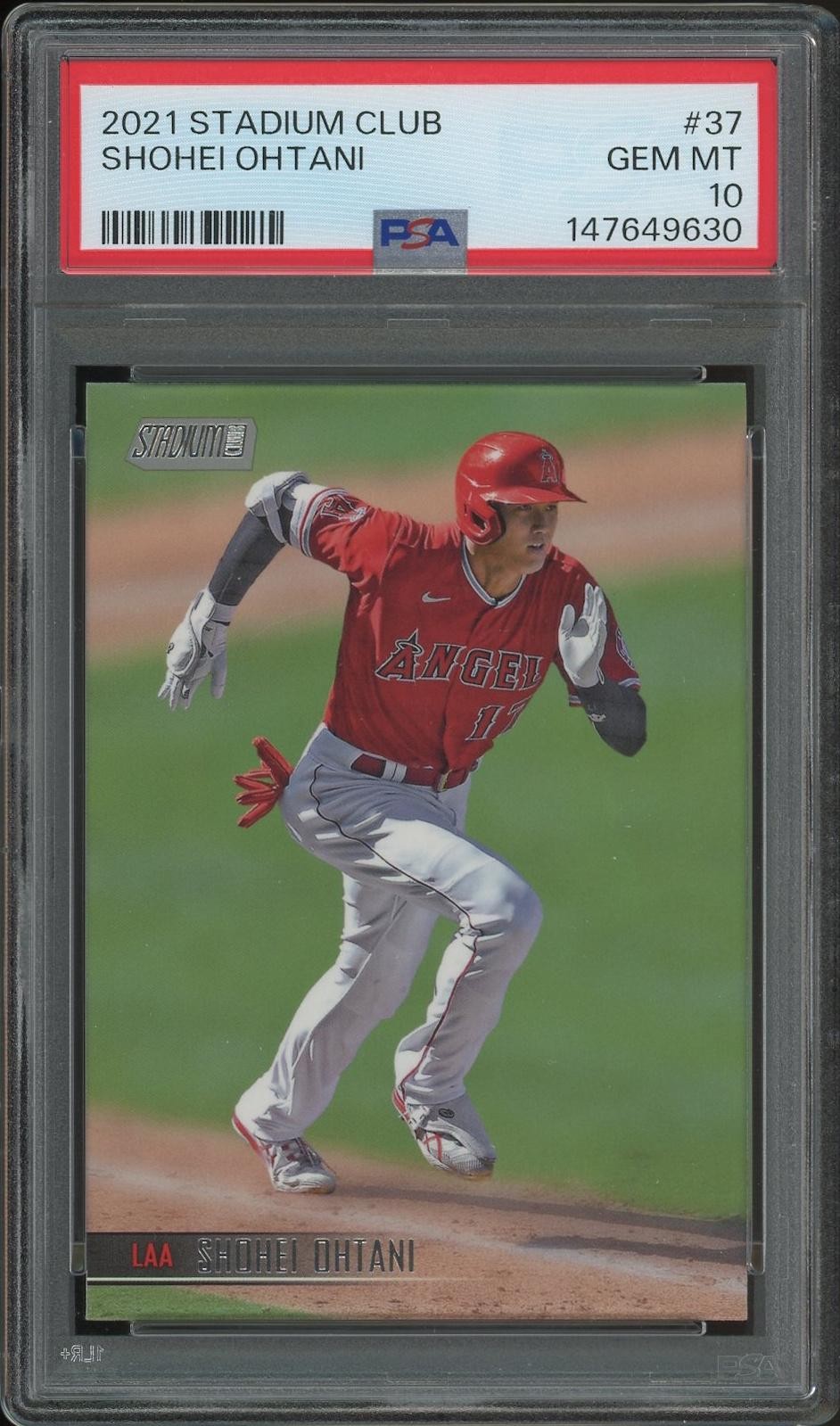 2021 Topps Stadium Club Baseball #37 Shohei Ohtani PSA 10 (GEM MT)