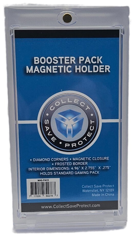 (3-Pack) CSP Booster Pack Magnetic Holder Case For Standard Gaming Packs